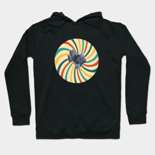 Turkey Huynosis Spiral rooster Hypnotic trance Hoodie